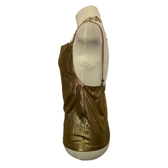 Bishop+ Young Gold Shimmer Cami Top Size XS - Picture 2 of 7